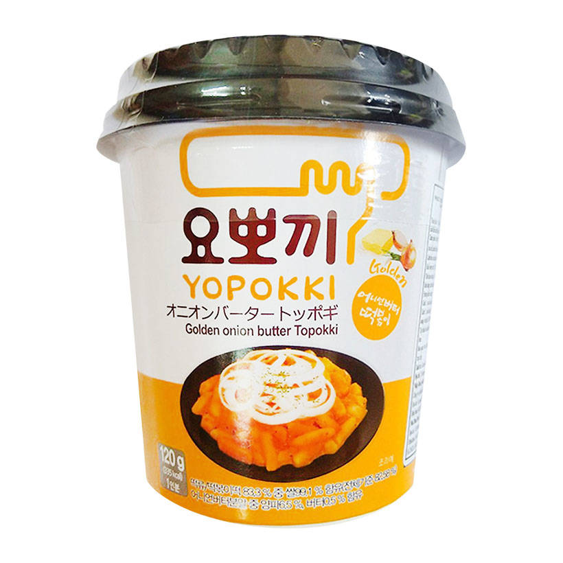 Bánh Gạo Yopokki Xốt Bơ Hành Young Poong Yopokki Golden Onion Butter Rice Cake 120G (30)