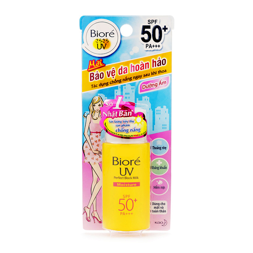 Sữa Chống Nắng Bảo Vệ Da Hoàn Hảo Biore Dưỡng Ẩm