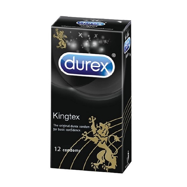 Bao Cao Su Durex Kingtex Hộp 12 Cái