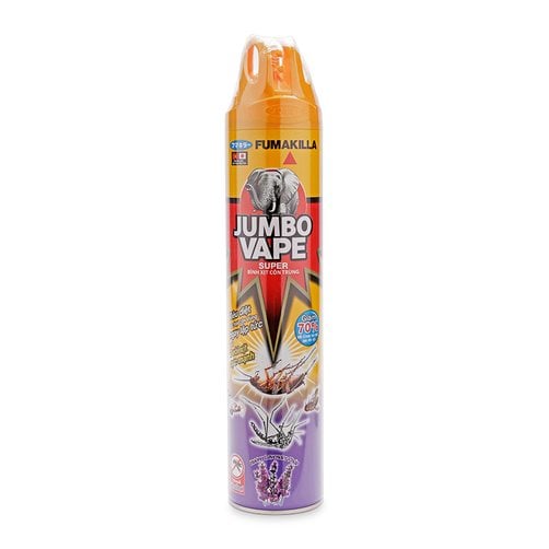 Xịt Côn Trùng Jumbo Vape Hoa Oải Hương - Chai 600Ml
