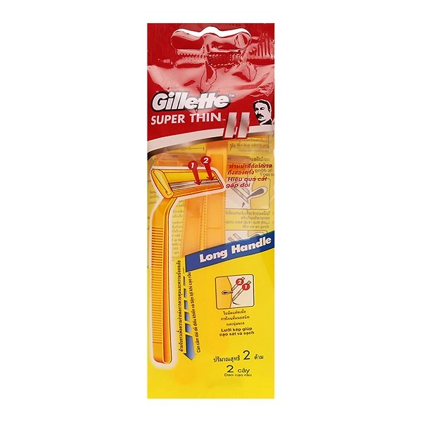 Dao Cạo Gillette Cán Vàng Gói 2