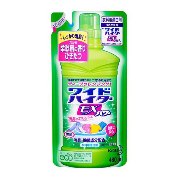 Nước Tẩy Quần Áo Oxy Hóa Wide Haiter - Ex Power Túi 480Ml
