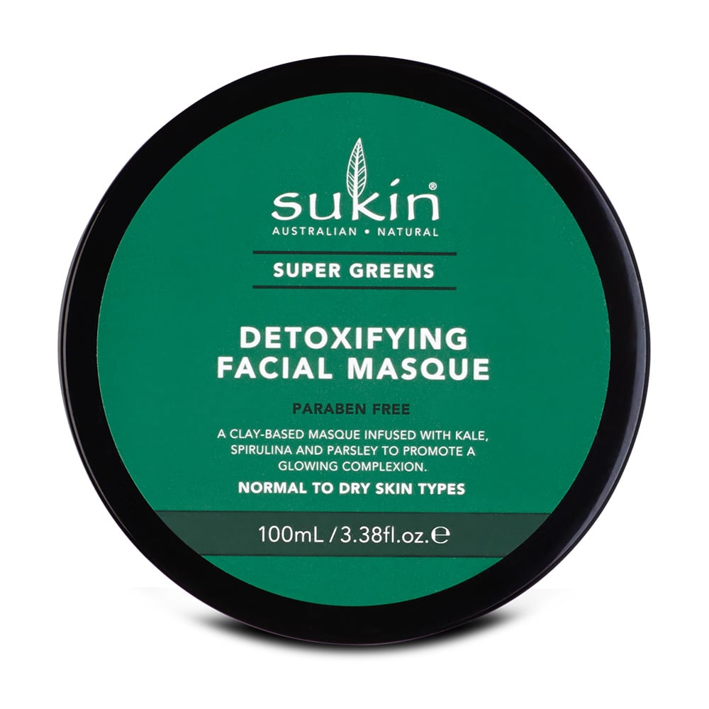 Mặt Nạ Đất Sét Bài Độc Sukin Super Greens Masque 100Ml [Cs]
