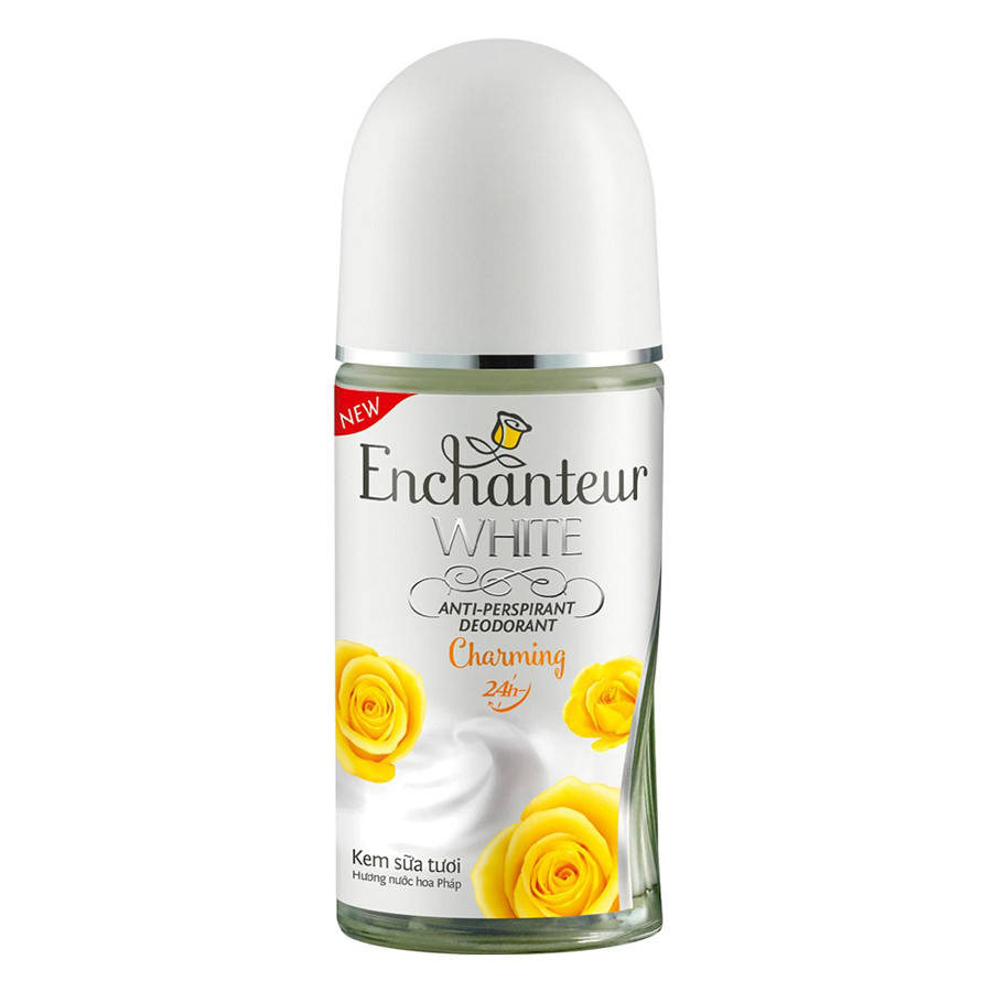 Lăn Khử Mùi Trắng Da Enchanteur Charming 50Ml