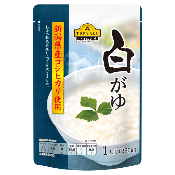 Thực Phẩm Bổ Sung Cháo Trắng Gạo Koshihikari Topvalu 250G