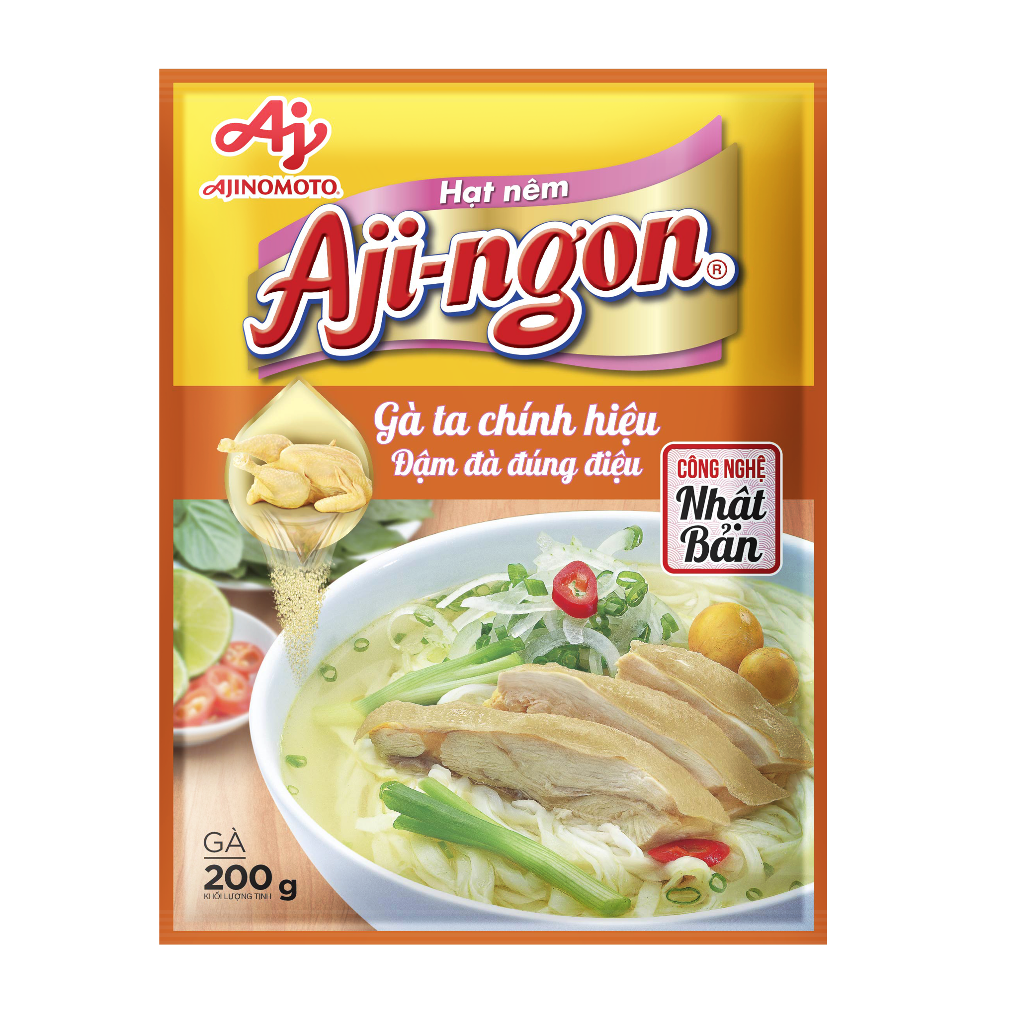 Hạt Nêm Aji - Ngon Gà 200G