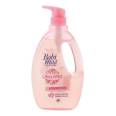 Sữa Tắm Trẻ Em Babimild White Sakura 850Ml