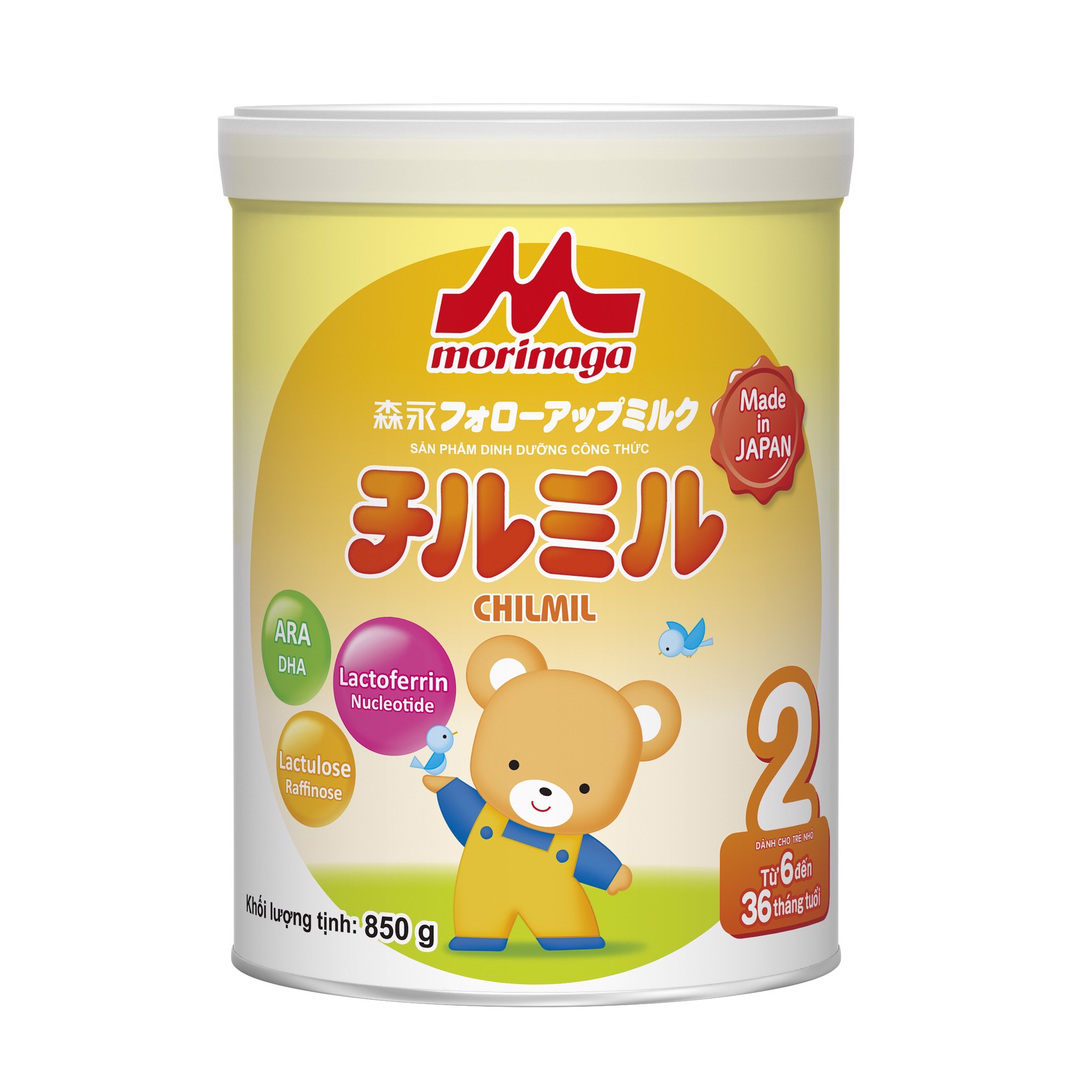 Sữa Morinaga Chilmil Cho Trẻ Từ 6 - 36 Tháng 850G
