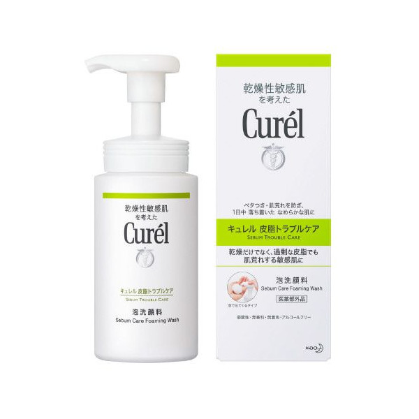 Sữa Rửa Mặt Dạng Bọt Dành Cho Da Dầu Curél 150Ml