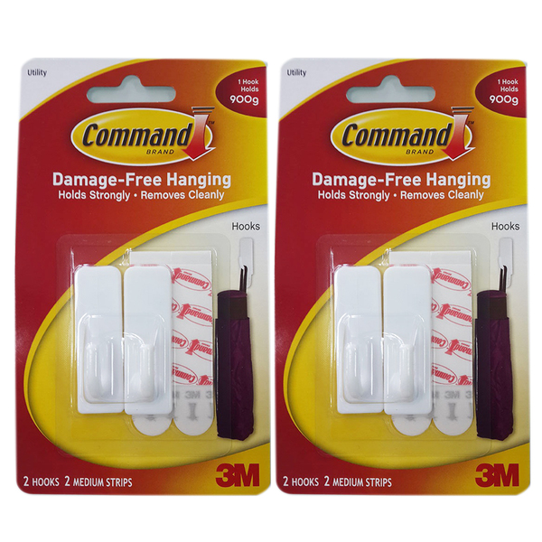 Móc Dán Tường 900G Command Vỉ 2 Cái 17501 Anz