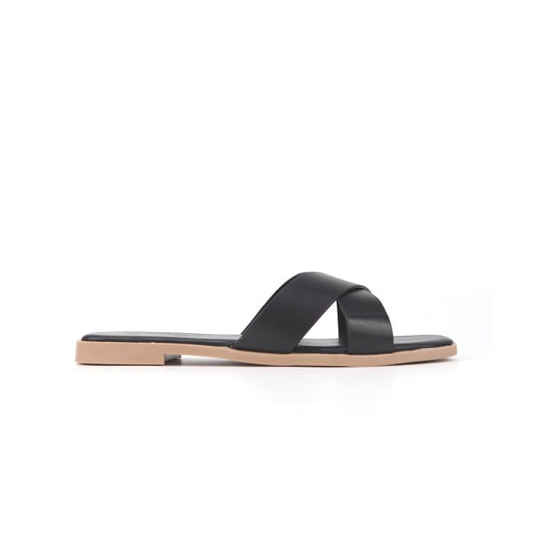 Dép Quai Chéo Màu Đen Cillie 1021 (Store 5703)