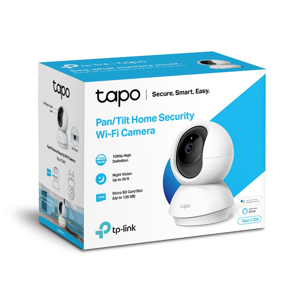 Camera Ip Wifi Tp - Link Tapo C200 360° 1080P 2Mp