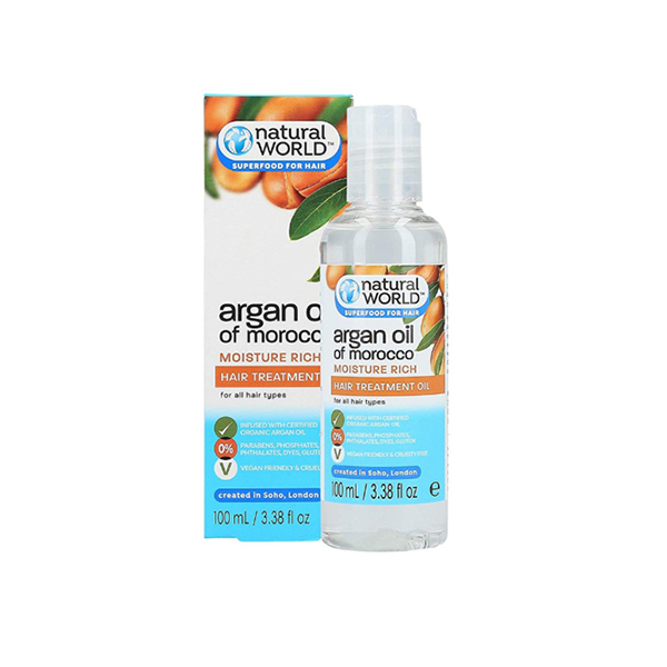 Dầu Dưỡng Tóc Natural World Moisture Rich 100Ml