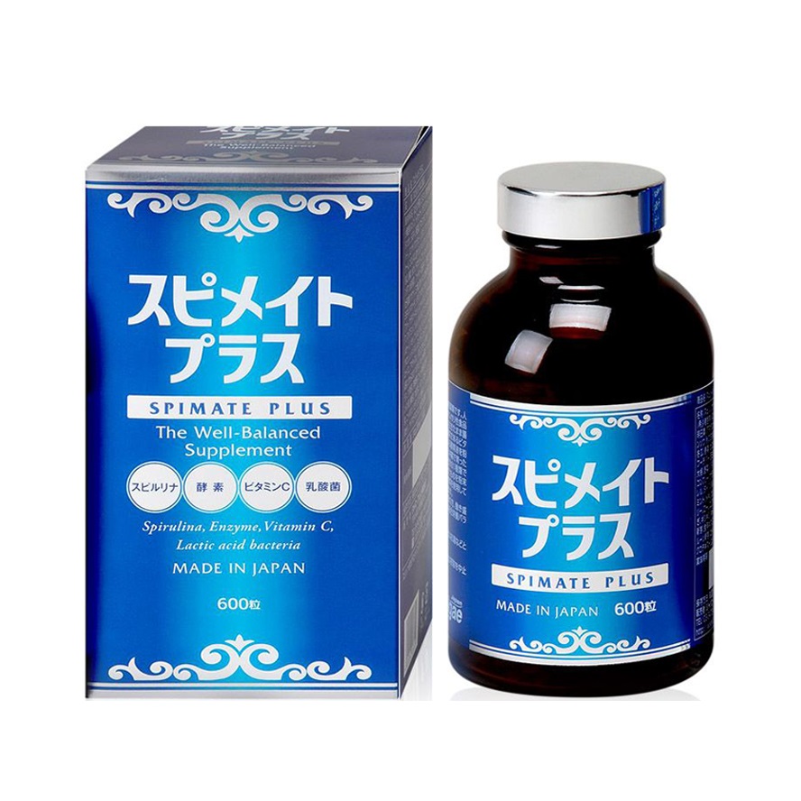 Thực Phẩm Bảo Vệ Sức Khỏe Tảo Spimate Plus 600 Viên