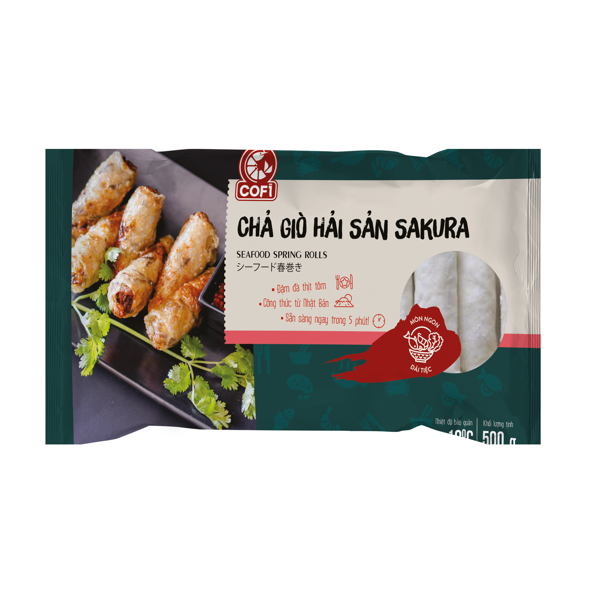 Chả Giò Hải Sản Sakura 500G