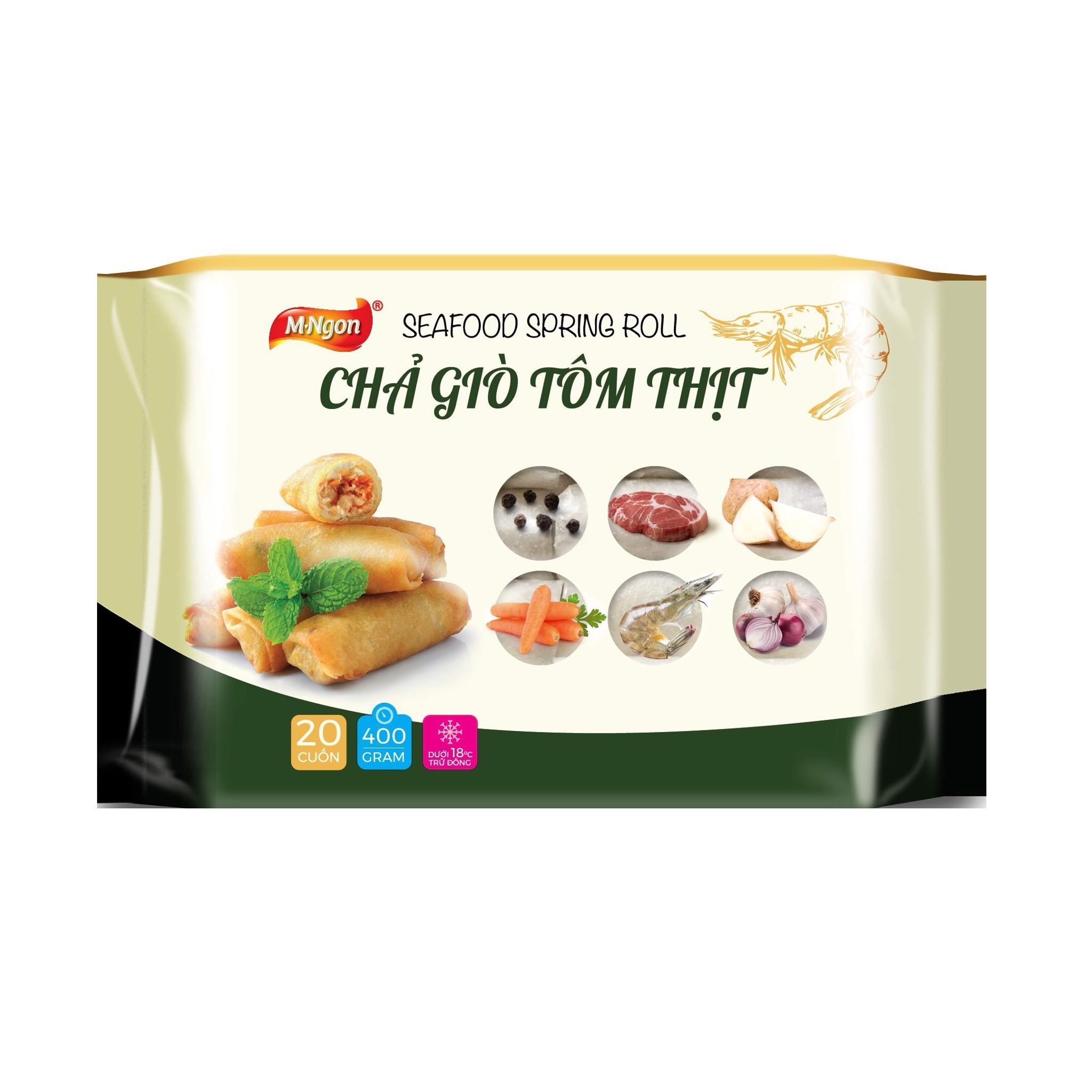 Chả Giò Tôm Thịt Đại Thuận 400G