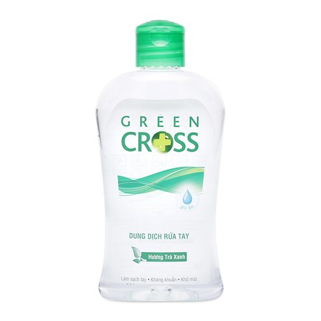 Nước Rửa Tay Trà Xanh Green Cross - Green Tea 250Ml