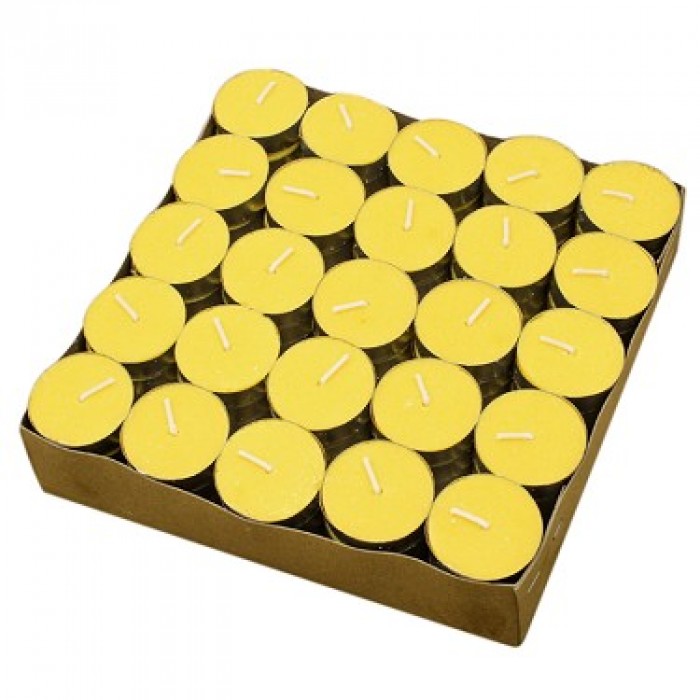 Set 10 Nến Tealight 10 Viên Vàng 7.5X19X1.5