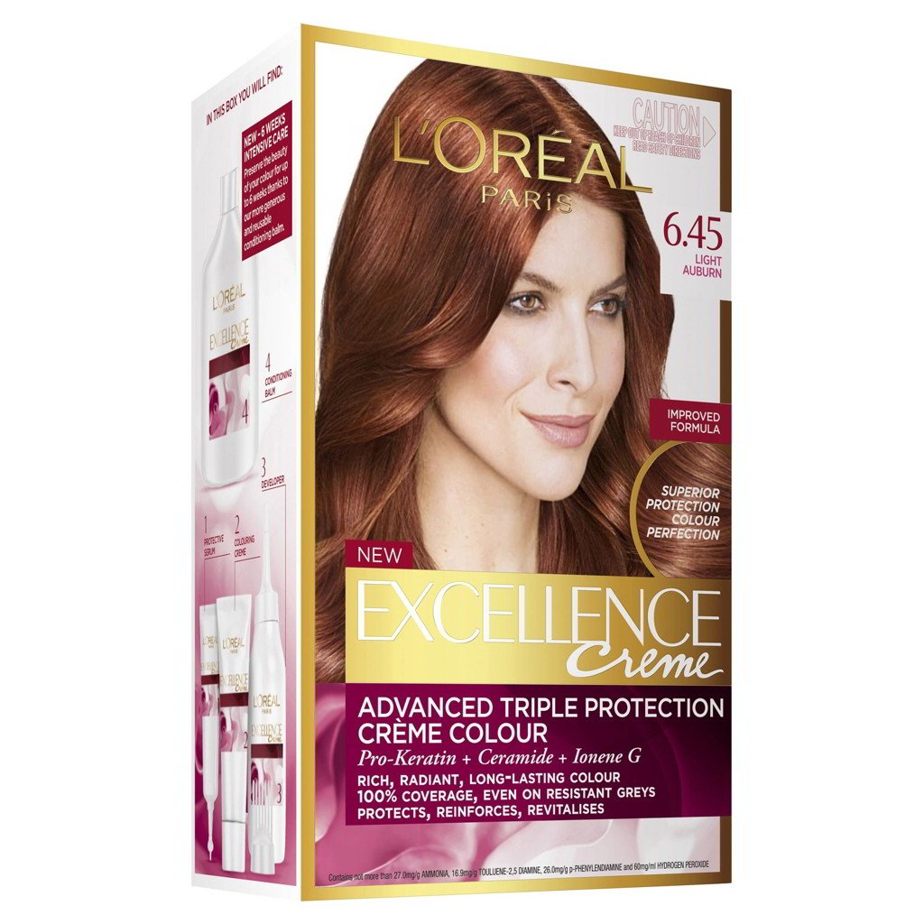 Thuốc Nhuộm L'oreal Excellence Nâu Đỏ Ánh Đồng #6.45 (Store 5871, 5873)