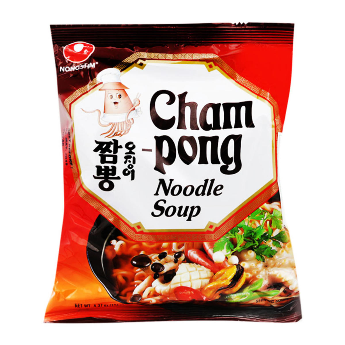 Mì Cham - Pong Ramyun Nongshim Gói 124G | Nongshim Cham - Pong Ramyun Noodles, 124G