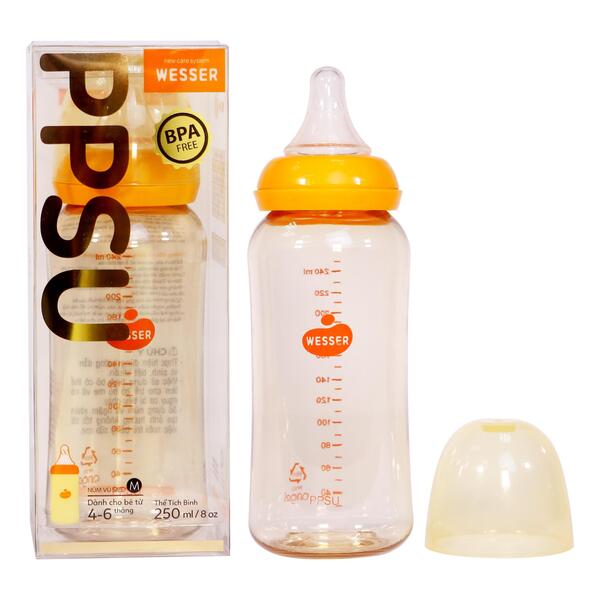 Bình Sữa Ppsu Wesser (Cổ Hẹp) 250Ml