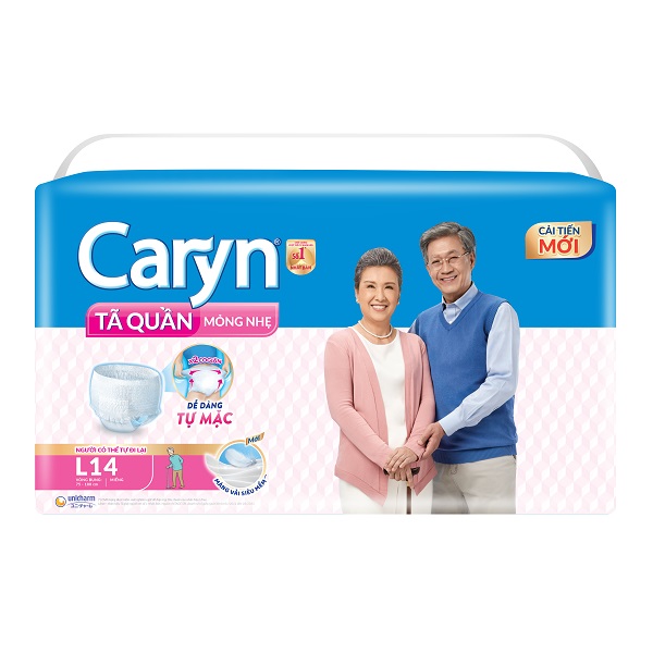 Tã Quần Người Lớn Caryn Mỏng Nhẹ L14