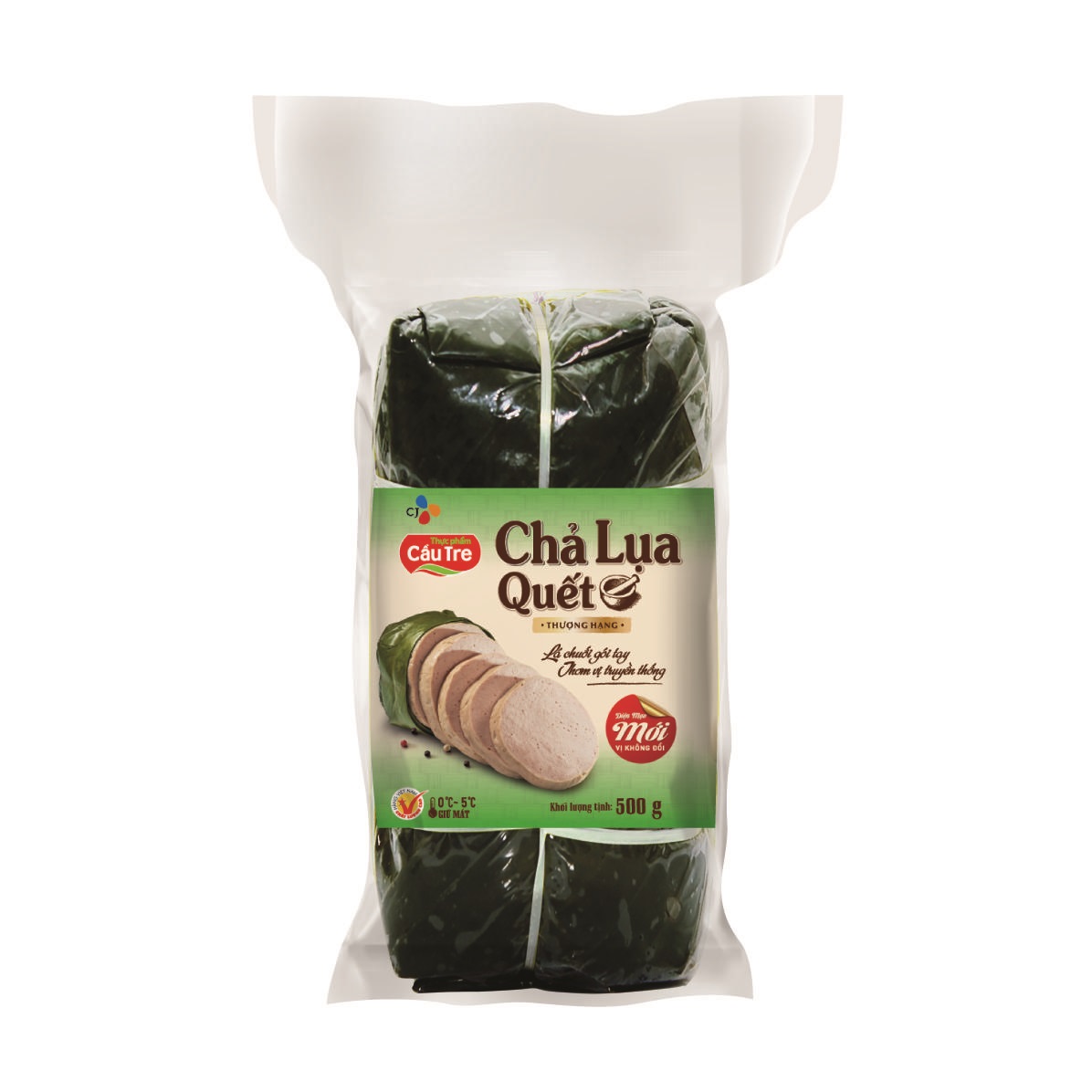 Chả Lụa Quết Thượng Hạng Cầu Tre 500G