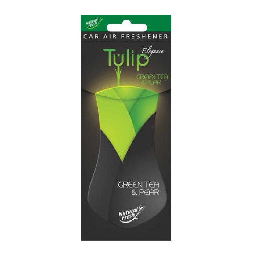Miếng Thơm Treo Xe Tulip Elagance Green Tea & Pear