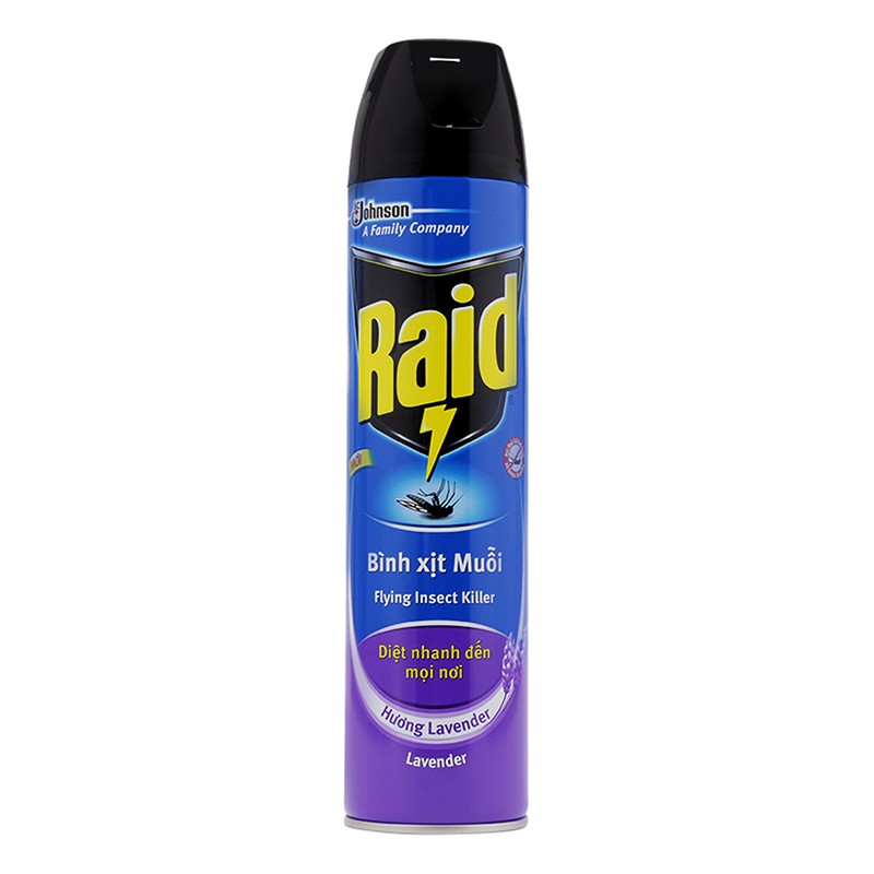Xịt Muỗi Raid Fik Hương Lavender 600Ml