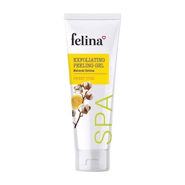 Gel Tẩy Tế Bào Chết Felina Sợi Bông Vải Chiết Xuất Cam Yuzu 300Ml