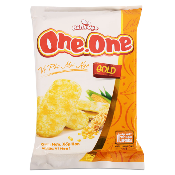 Bánh Gạo One One Phô Mai Ngô 118G