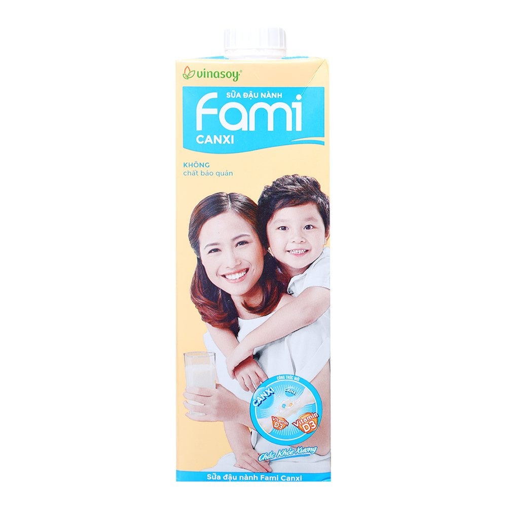 Sữa Đậu Nành Fami Canxi 1L