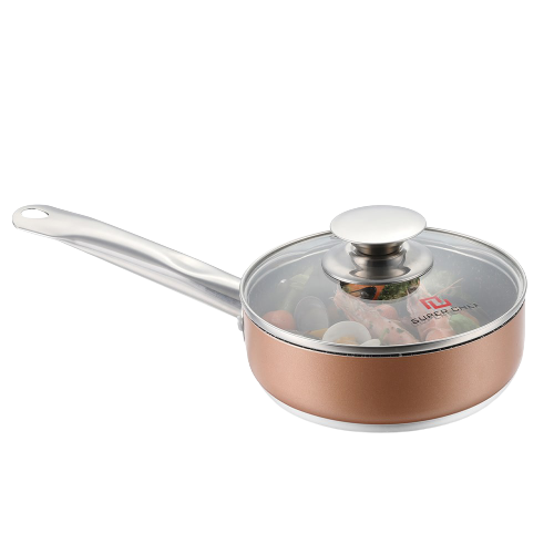 Quánh Nắp Kính Super Chef Vân Đá 16Cm Sc_Fm2016