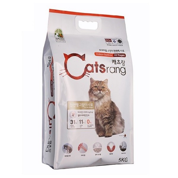 Thức Ăn Hạt Cho Mèo Catsrang 5Kg