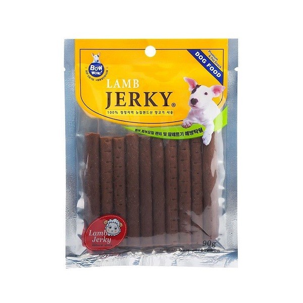 Snack Thịt Cừu Que Cho Chó Bowwow Jk - Lm - 90 90G