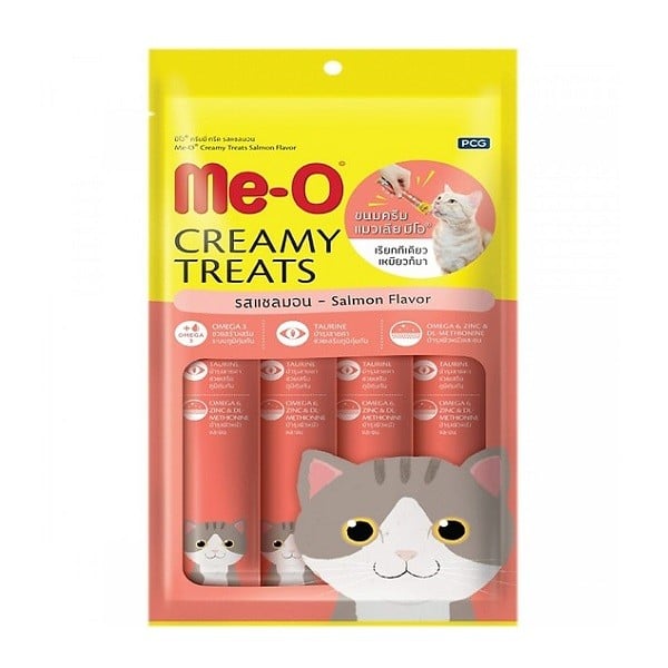 Thức Ăn Mèo Me - O Creamy Treats Vị Cá Hồi 60G