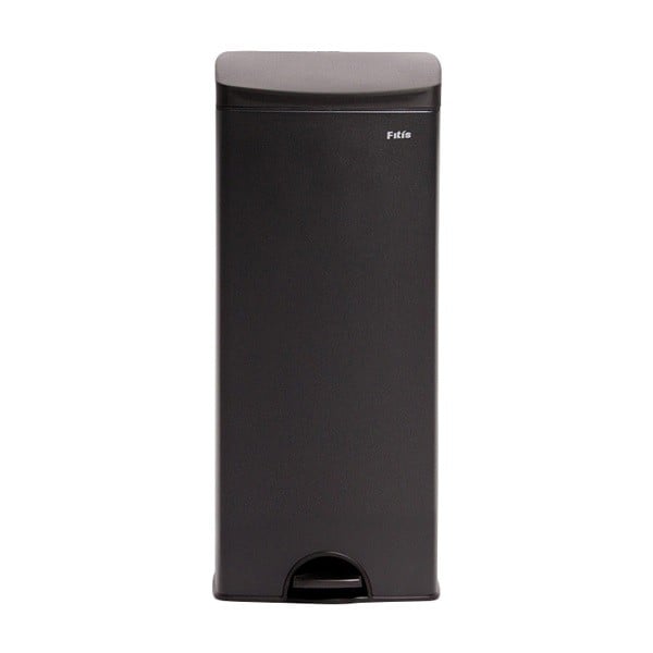 Thùng Rác Đạp Vuông Lớn Fitis Màu Đen Spl1 - 903