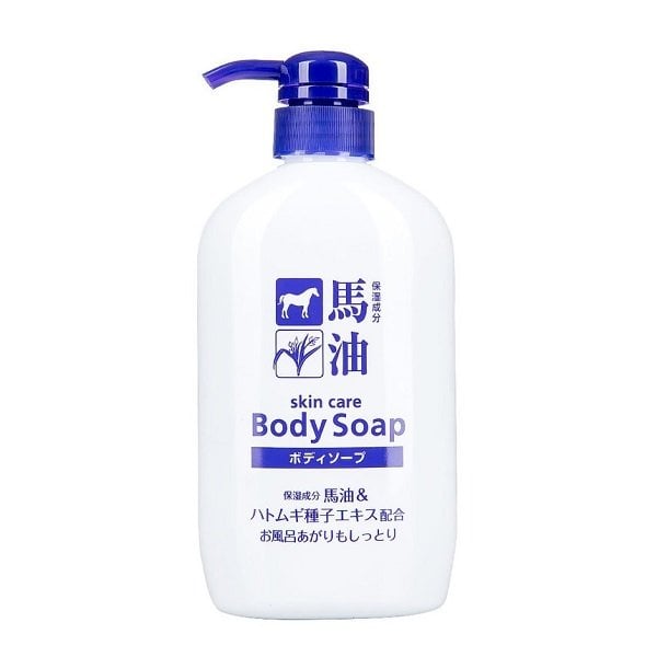 Sữa Tắm Hatomugi & Dầu Ngựa Cosme Station Horse Oil & Hatomugi Body Soap 600Ml