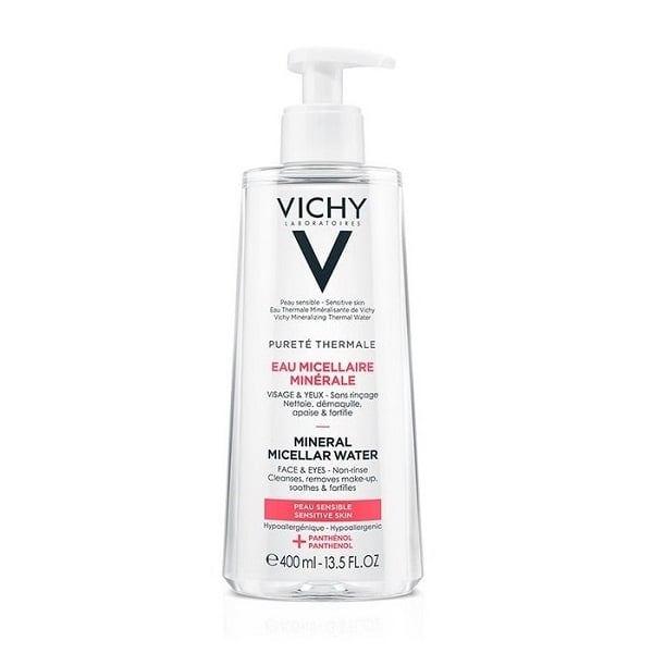 Nước Tẩy Trang Cho Da Nhạy Cảm Vichy Pureté Thermale Mineral Water Sensitive Skin 400Ml