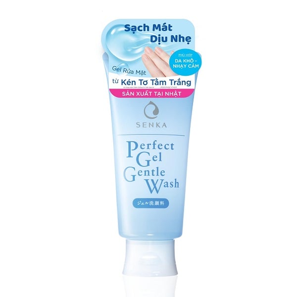 Gel Rửa Mặt Dịu Nhẹ Senka Perfect Gel Gentle Wash 100g
