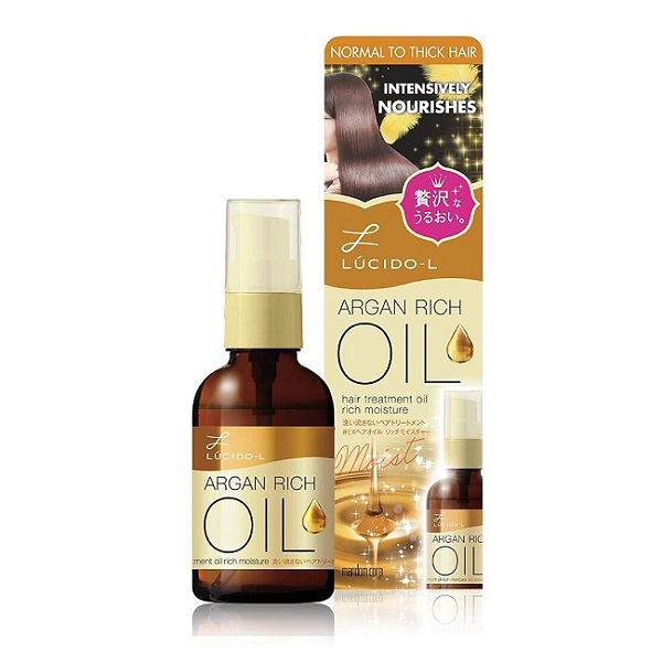 Dầu Dưỡng Tóc Lúcido - L Hair Treatment Oil Rich Moisture N 60Ml