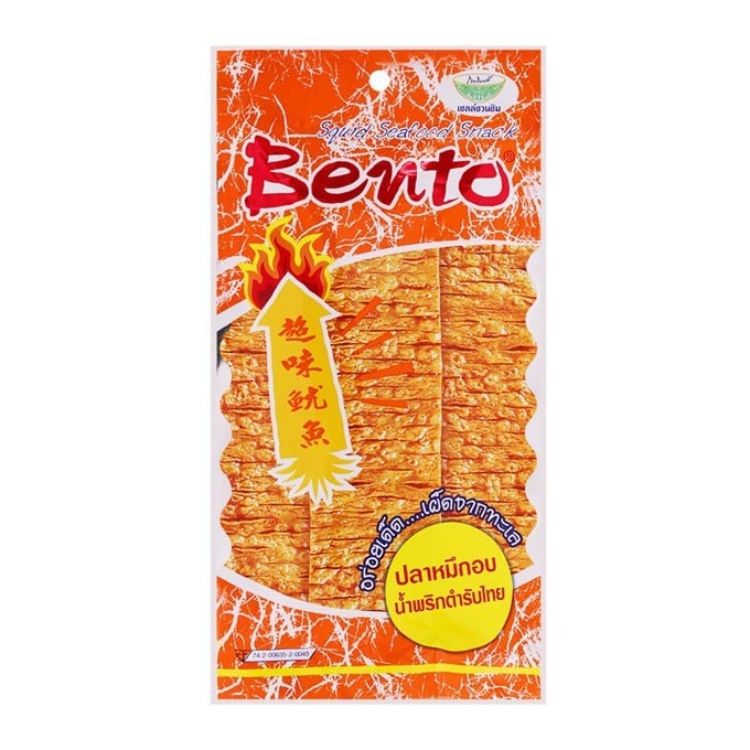 Snack Mực Tẩm Gia Vị Bento Vị Thái - 24G