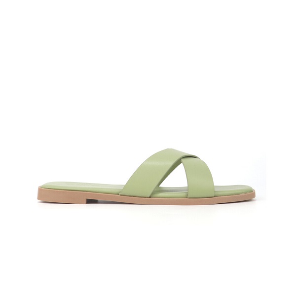 Dép Quai Chéo Màu Xanh Pastel Cillie 1021 (Store 5703)