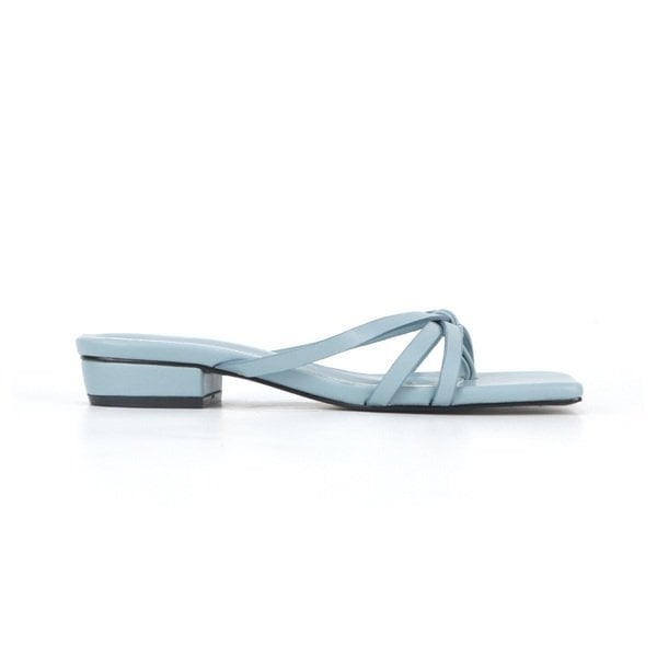 Guốc Quai Dây Xỏ Ngón Màu Xanh Cillie 1052 (Store 5703)
