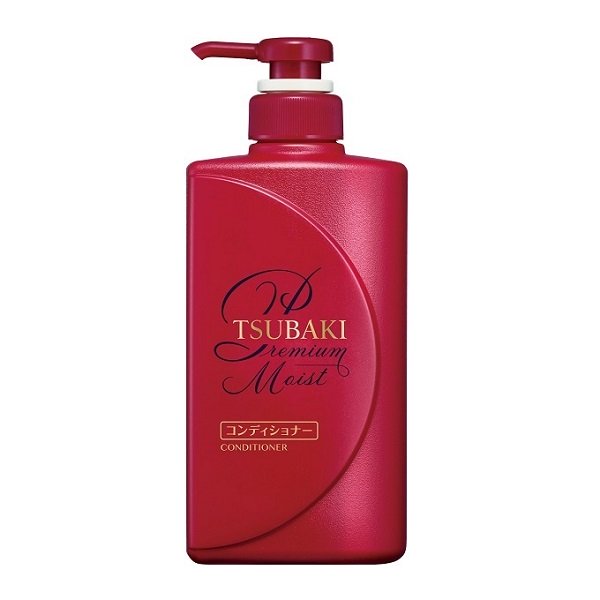 Dầu Xả Tsubaki Premium Dưỡng Tóc Bóng Mượt 490Ml