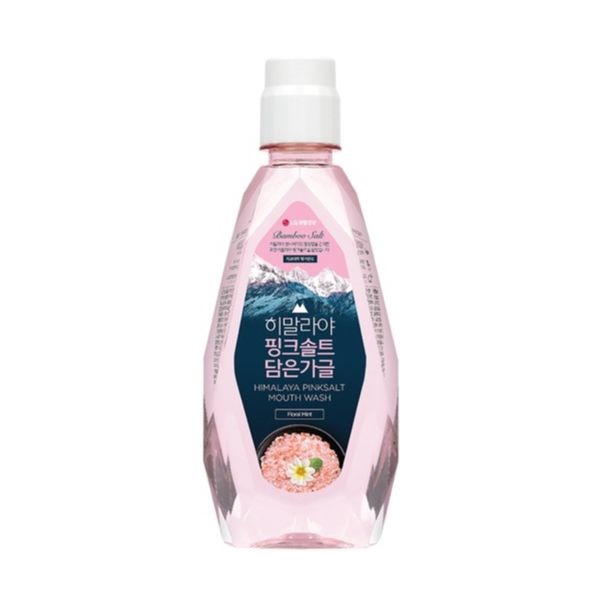 Nước Súc Miệng Bamboo Salt Himalaya Pink Salt Hương Hoa Bạc Hà 320G