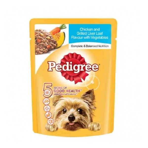 Thức Ăn Chó Vị Gà, Gan Nướng Và Rau Pedigree 80G