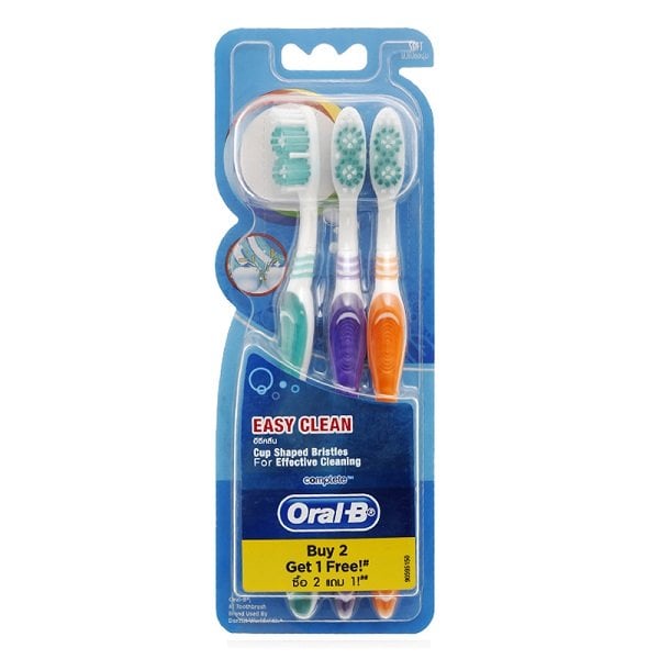Bàn Chải Đánh Răng Oral - B Easy Clean Mềm Vỉ 3