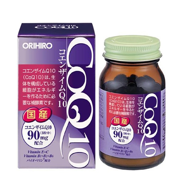 Thực Phẩm Bảo Vệ Sức Khỏe Chống Lão Hóa Orihiro Coenzyme Q10 90 Viên