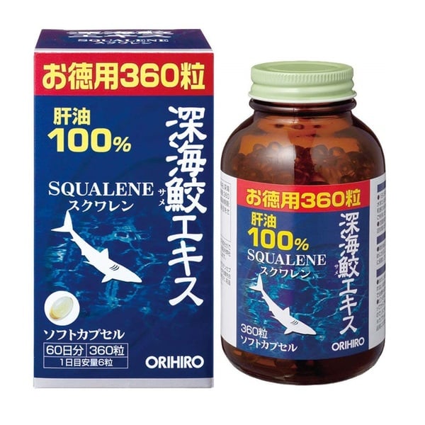 Thực Phẩm Bảo Vệ Sức Khỏe Chiết Xuất Cá Mập Biển Sâu Orihiro 360 Viên